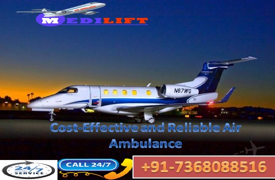 Medilift Air Ambulance in Kolkata